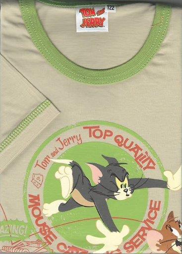 Taro, chlapecké pyžamo 569-T&J, krátký rukáv, modrá, vel. 122