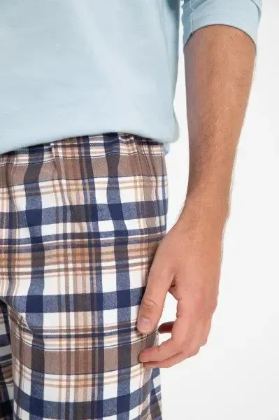 Pánské pyžamo 3093-Parker, dlouhý rukáv, vel. 5XL, 6XL