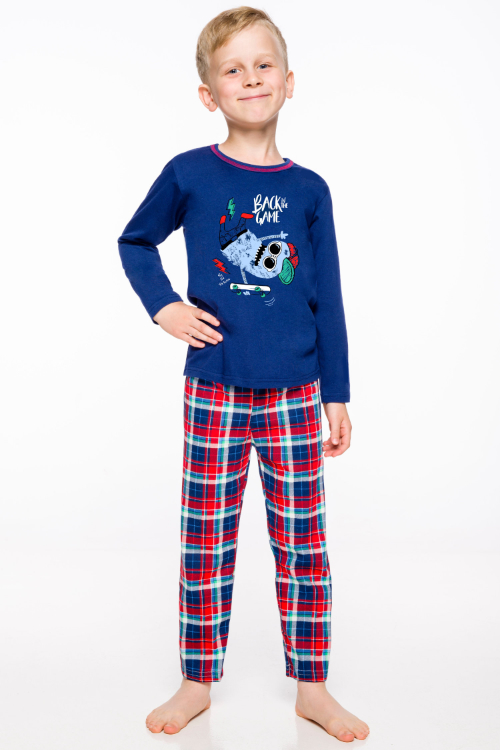 Chlapecké pyžamo 2343/1-Leo, dlouhý rukáv, vel. 122, 128
