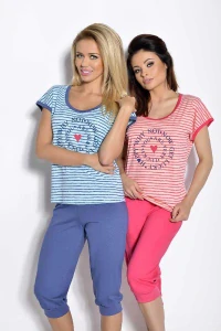 Dámské pyžamo 1113-Simona, krátký rukáv, vel. S, M, L, XL