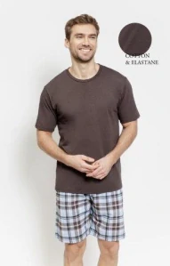 Pánské pyžamo 3578-Marcello, hnědá, vel. M, L, XL, XXL