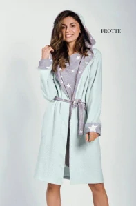 Dámský župan 3211-Brigitte, mátová, vel. S, M, L, XL