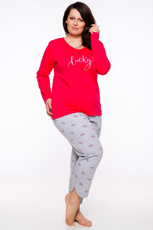 Taro, dámské pyžamo 2326-Rita, béžová, vel. 3XL