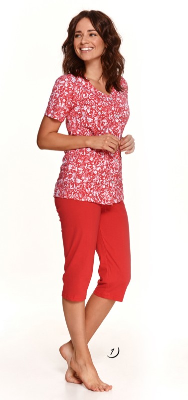 Dámské pyžamo 908-Wera, krátký rukáv, vel. M, XL