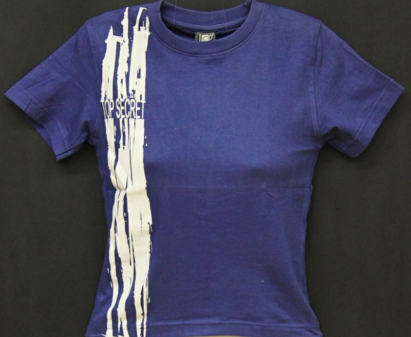 Dívčí tričko s krátkým rukávem PO-3001, modrá, vel. 146