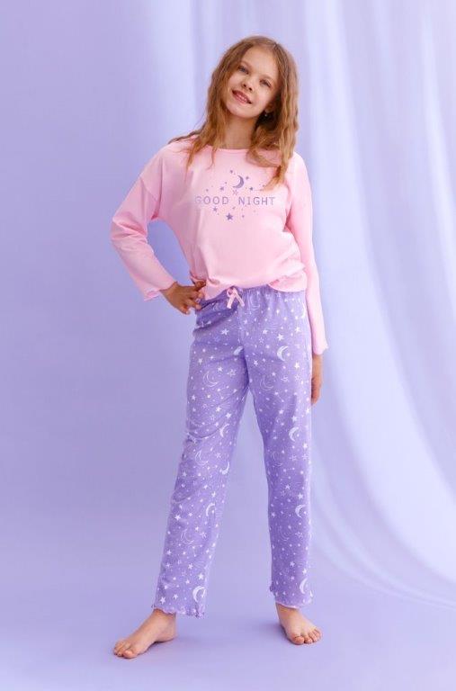 Dívčí pyžamo 2649-Livia, dlouhý rukáv, vel. 146