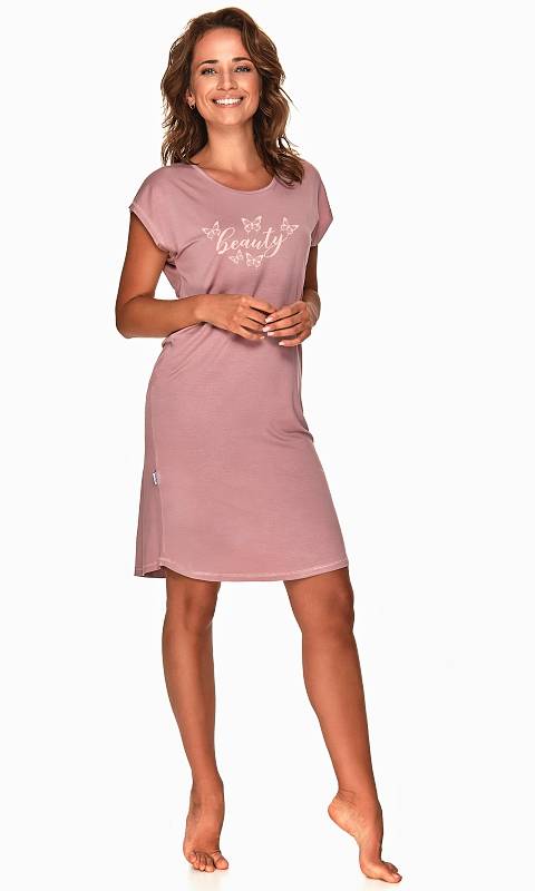 Dámská noční košile 2690-Dasza, krátký rukáv, vel. S, M