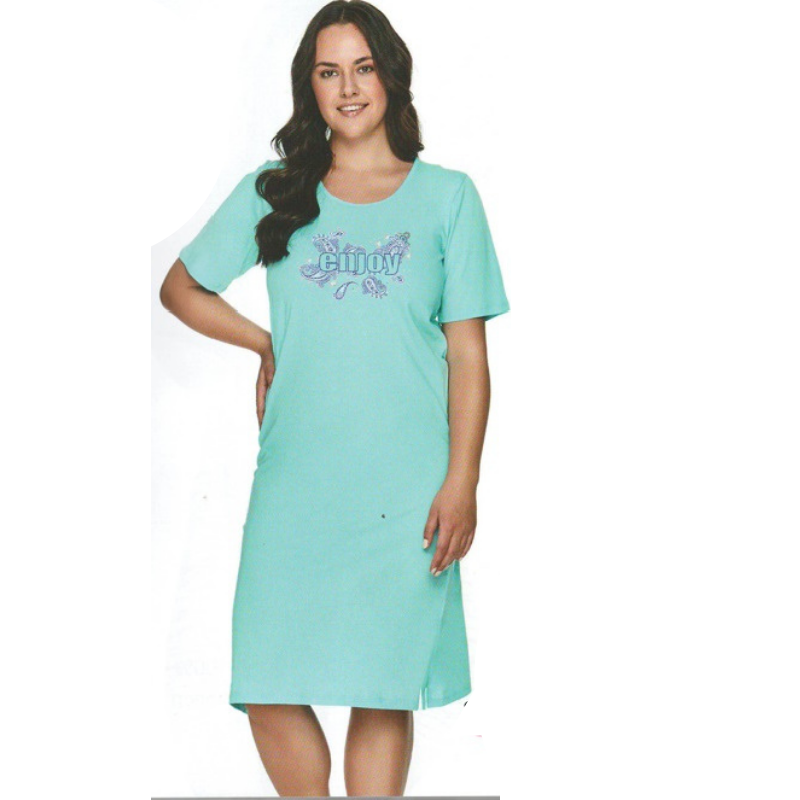 Taro, dámská noční košile 2700-Olga, růžová, vel. 3XL