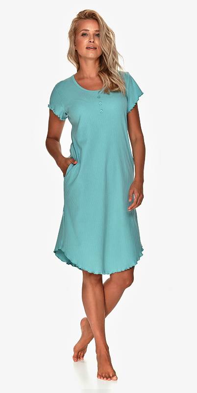 Taro, dámská noční košile 2691-Slawa, šedý melír, vel. M