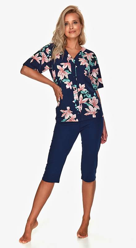 Taro, dámské pyžamo 2679-Ksenia, hnědá, vel. XL