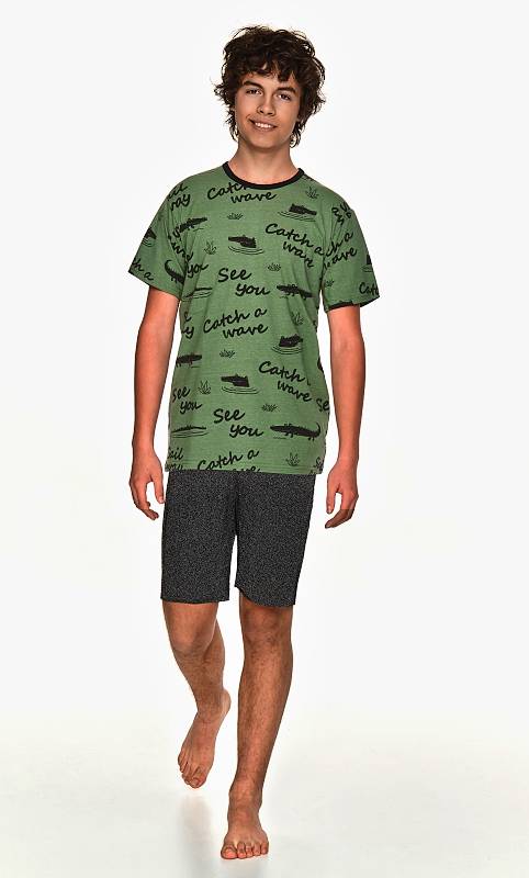 Taro, chlapecké pyžamo 2741-Luka, zelená, vel. 146