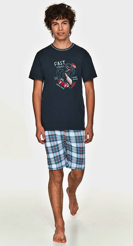 Taro, chlapecké pyžamo 2742-Ivan, tyrkysová, vel. 158