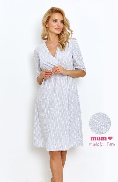 Mateřská noční košile 2859-Maternity, 3/4 rukáv, vel. S