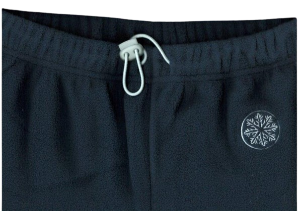 Dívčí flísové kalhoty SDAH-02, mírně rozšířené,  modrá, vel. 158