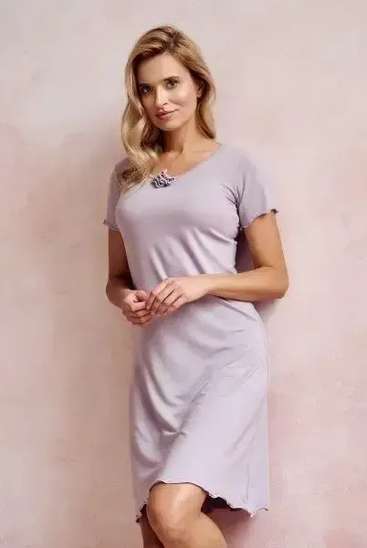 Dámská noční košile 3140/1-Milani, krátký rukáv, vel. S, L