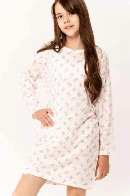 Dívčí noční košile 3283-Riley, dlouhý rukáv, vel. 146, 152, 158