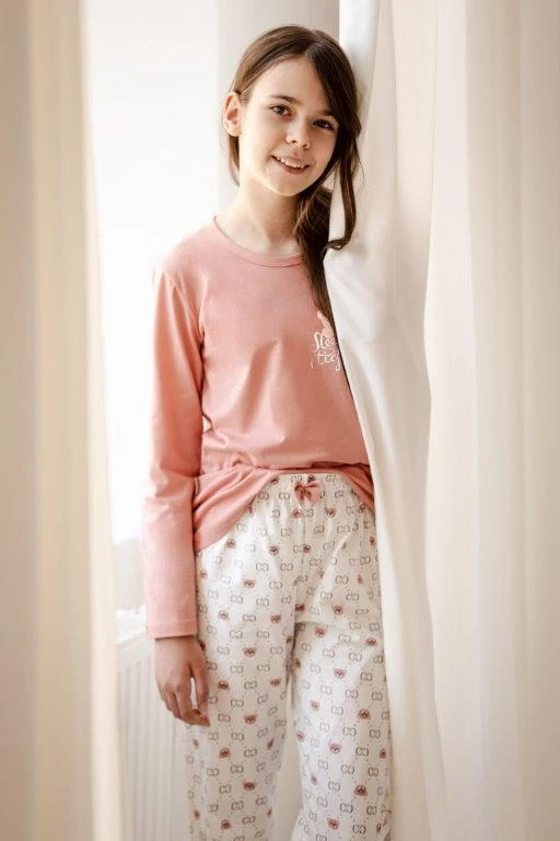 Dívčí pyžamo 3285-Polly, dlouhý rukáv, vel. 146, 158 