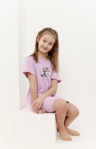 Dětská noční košile 3383-Jenna, krátký rukáv, vel. 104