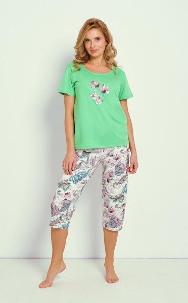 Dámské pyžamo 3344-Lia, krátký rukáv, vel. M, L, XL