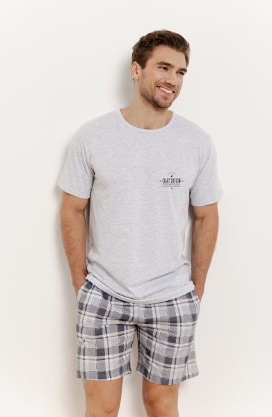 Pánské pyžamo 3392-Ralph, krátký rukáv, vel. M, L, XL, XXL