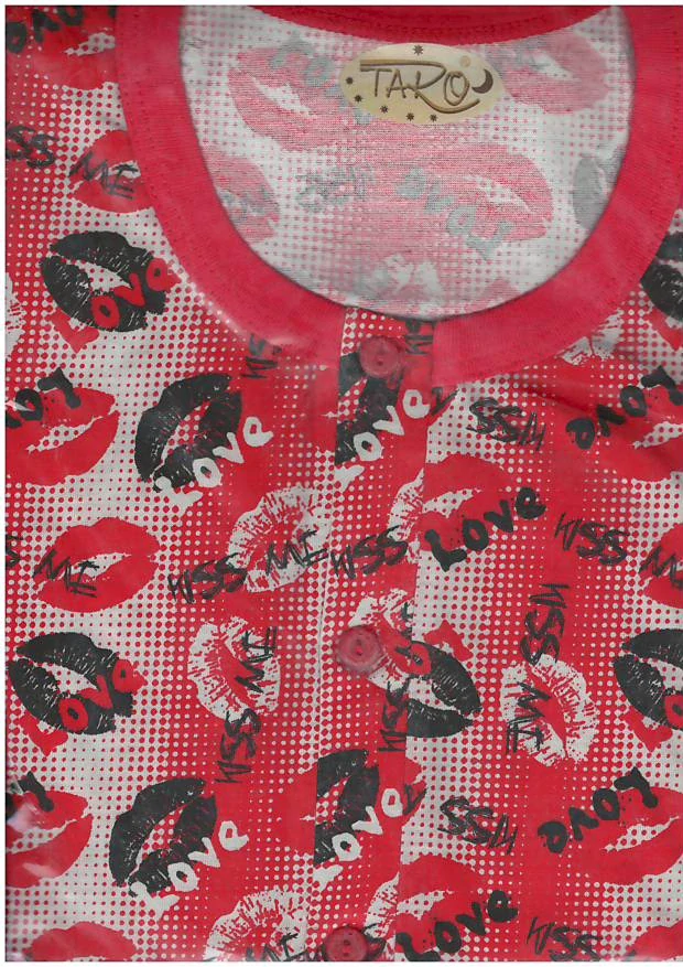 Pánská noční košile 108-FILIP, krátký rukáv, vel. L