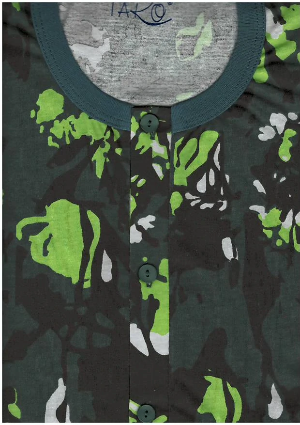 Pánská noční košile 008-FILIP, dlouhý rukáv, vel.  L