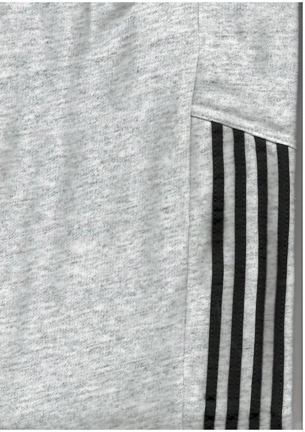 Tepláky 181703/B - melír, lampas s modrým proužkem, vel. 146