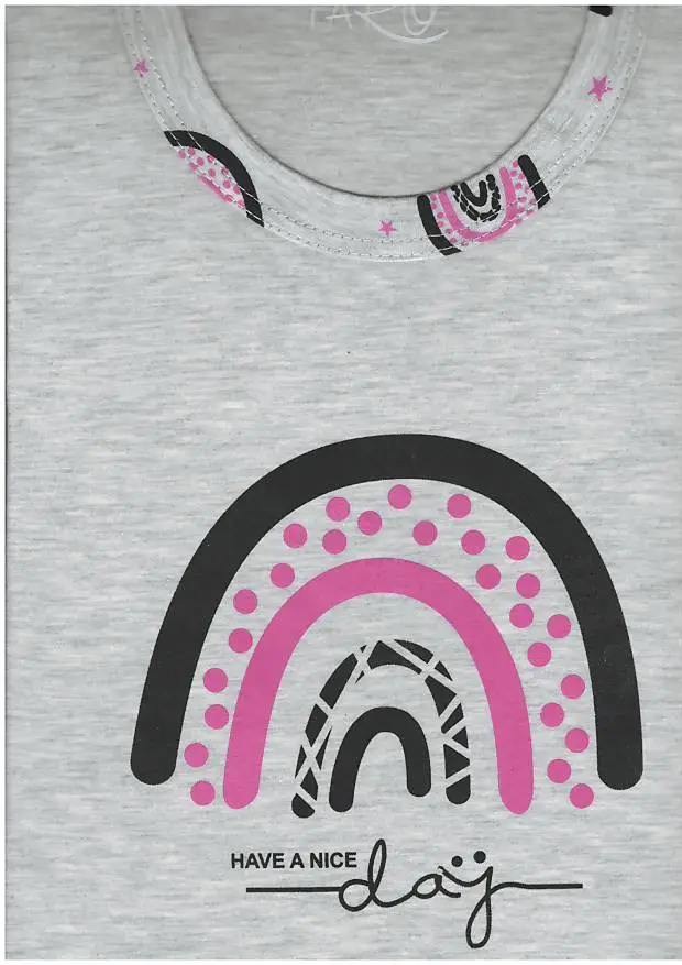 Dívčí noční košile 2452-Mocca, 3/4 rukáv, vel. 158