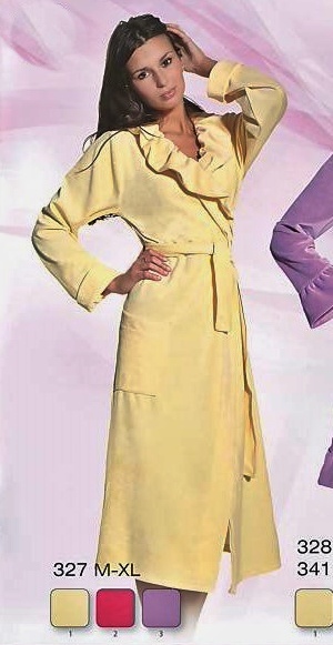 Dámský dlouhý župan 327, vel. XL