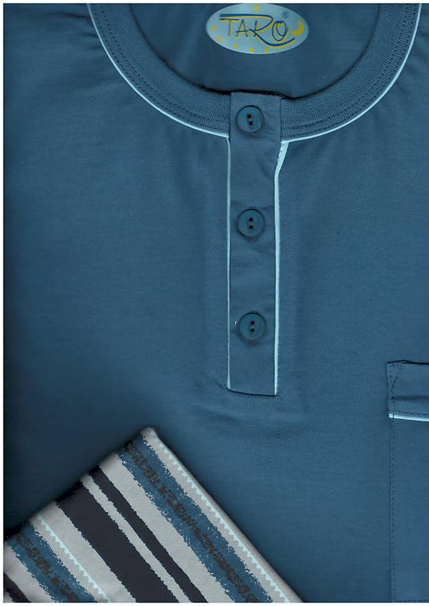 Taro, pánské pyžamo 242-Karol,hnědá, vel. L