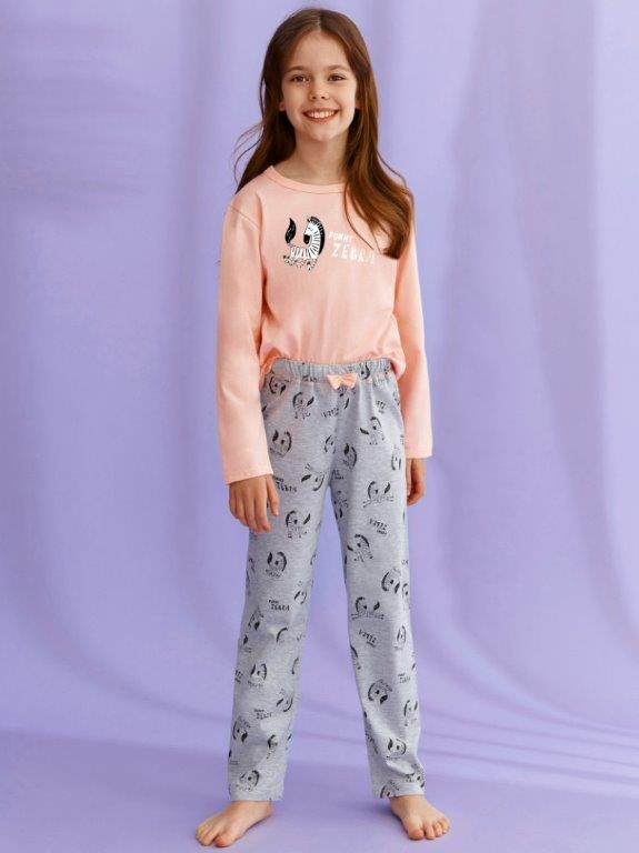 Taro, dětské pyžamo 2615-Sarah, dlouhý rukáv, žlutá, vel. 98