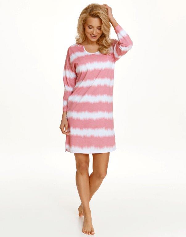 Dámská noční košile 2568-Carla, dlouhý rukáv, vel. S, M, L, XL