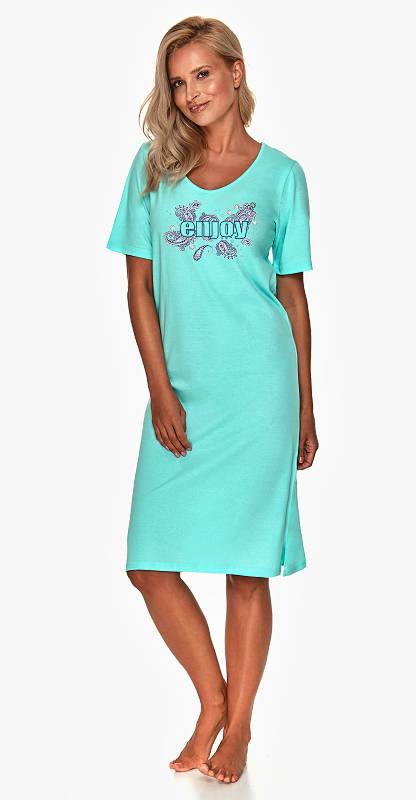 Taro, dámská noční košile 2687-Olga, růžová, vel. S