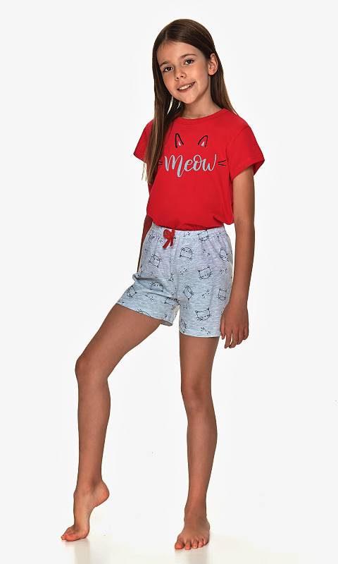 Taro, dětské pyžamo 2711-Sonia, červená, vel. 92