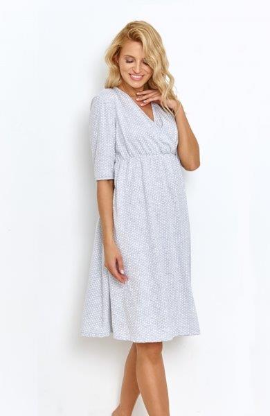 Mateřská noční košile 2859-Maternity, 3/4 rukáv, vel. S