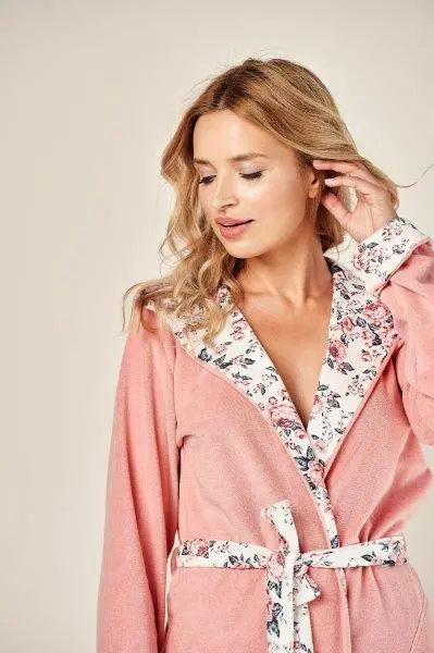 Dámský froté župan 3055-Gardenia, vel. XL