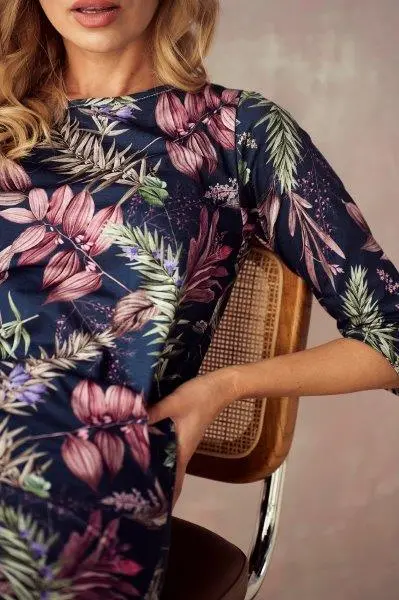 Taro, dámská noční košile 2980-Vivian, 3/4 rukáv, vel. L