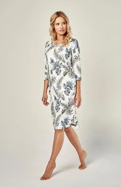 Dámská noční košile 2981-Ariana, 3/4 rukáv, vel. M, L, XL