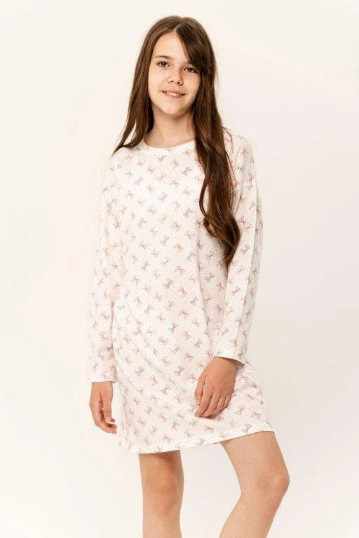 Dívčí noční košile 3283-Riley, dlouhý rukáv, vel. 146, 152, 158