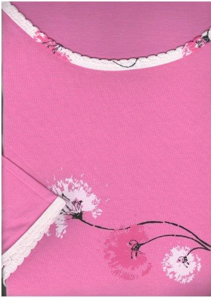 Taro, dámské pyžamo 209-Magda, krátký rukáv, modrá, vel. 5XL