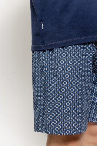 Tato, pánské pyžamo 3587-Otto, krátký rukáv, tmavě modrá, vel. 3XL