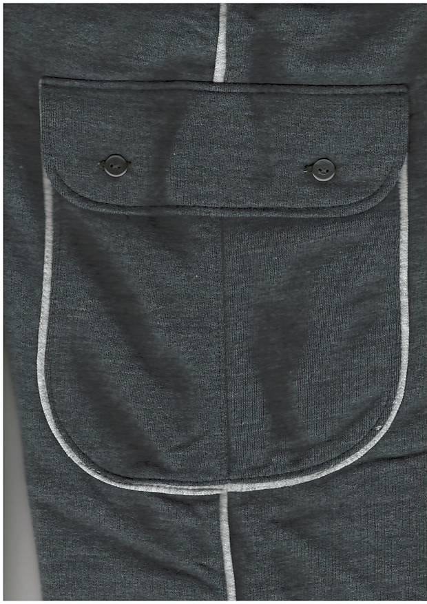 Tepláky - kapsáče 23302, šedá, vel. 140