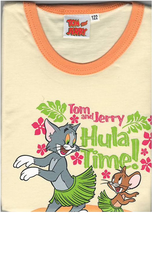 Taro, dívčí pyžamo, dlouhý rukáv, žlutá a tmavě žluté kalhoty, vel. 134