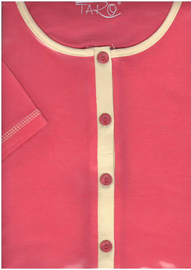 Dámská noční košile 430-Beata, krátký rukáv, různé barvy, vel. S