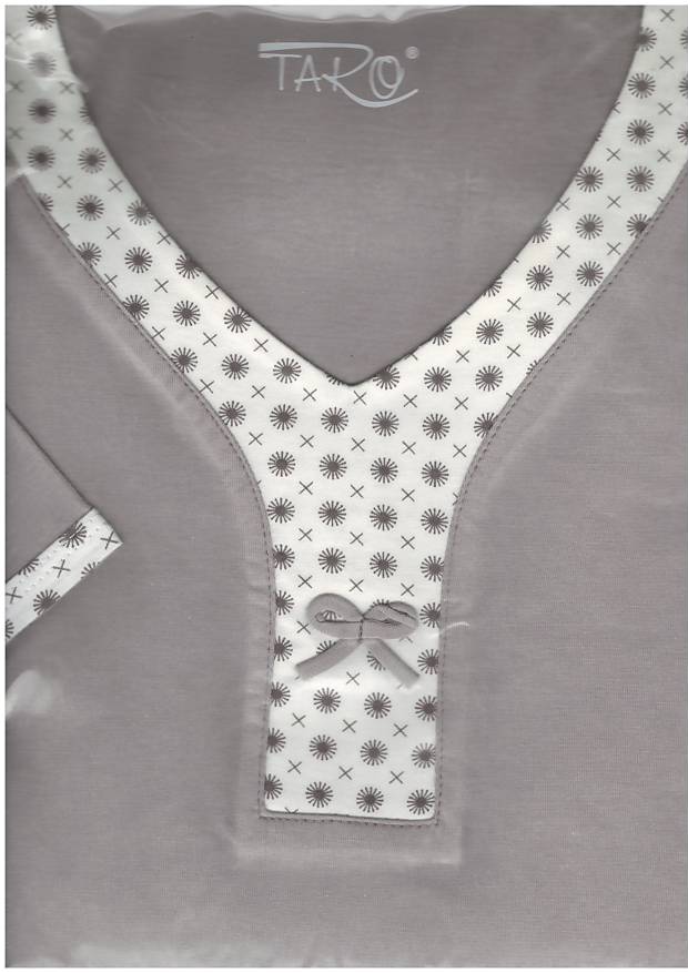 Taro, dámské pyžamo 808-Cecylia, krátký rukáv, růžová, vel. L