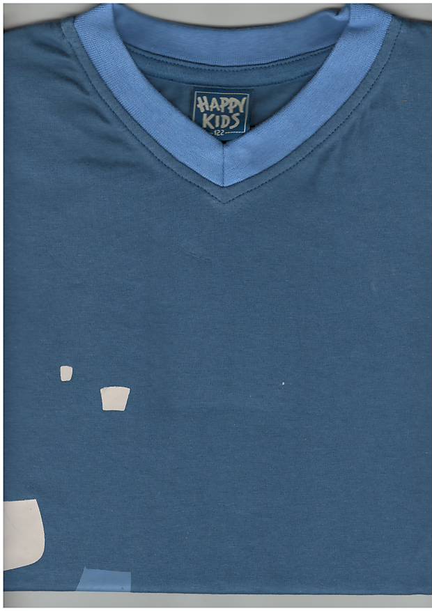 Dětské tričko PO-2049, krátký rukáv, světle šedá, vel. 140