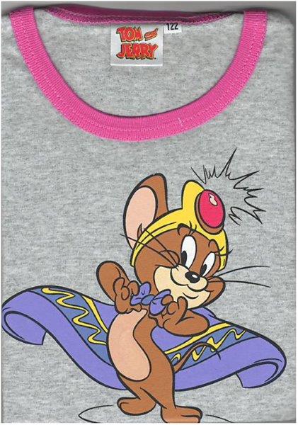 Taro, dětské pyžamo 554-T&J, šedá/růžová, vel. 122