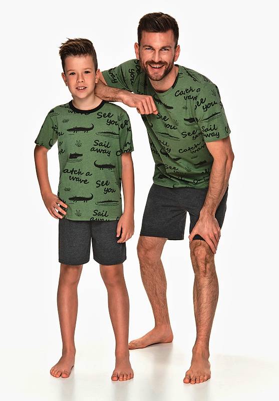 Taro, dětské pyžamo 2744-Luka, zelená, vel. 98