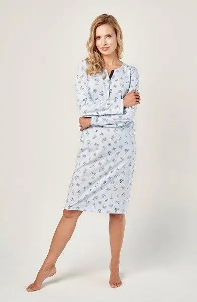 Dámská noční košile 2972-Magnolia, dlouhý rukáv, vel. M