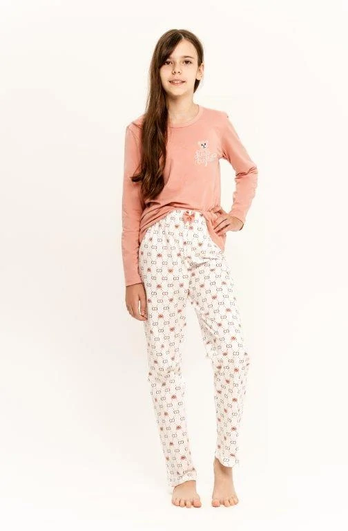 Dívčí pyžamo 3285-Polly, dlouhý rukáv, vel. 146, 158 